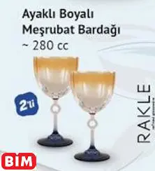 RAKLE AYAKLI BOYALI MEŞRUBAT BARDAĞI RAKLE AYAKLI BOYALI MEŞRUBAT BARDAĞI